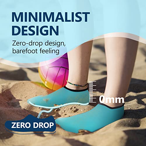 Image of JACKSHIBO Water Shoes for Women Men Quick-Dry Swim Shoes Beach Water Socks