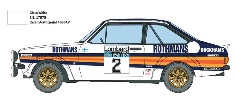 Amazon | プラッツ イタレリ 1/24 フォード エスコート RS1800 Mk.II