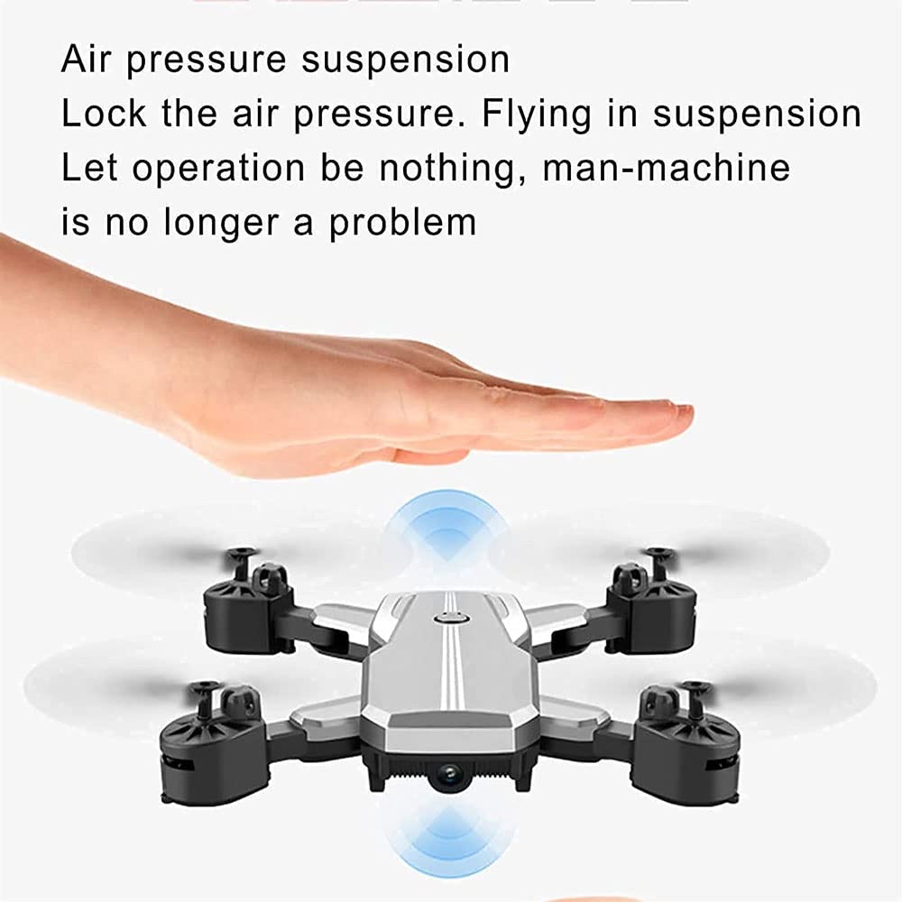 Drone with 1080P HD Camera for Adults Kids FPV WiFi Live Video RC Quadcopter Beginners 2 Batteries and Carrying Case with Auto Hover 3D Flip Headless Mode One Key Start Waypoint Fly (Black)