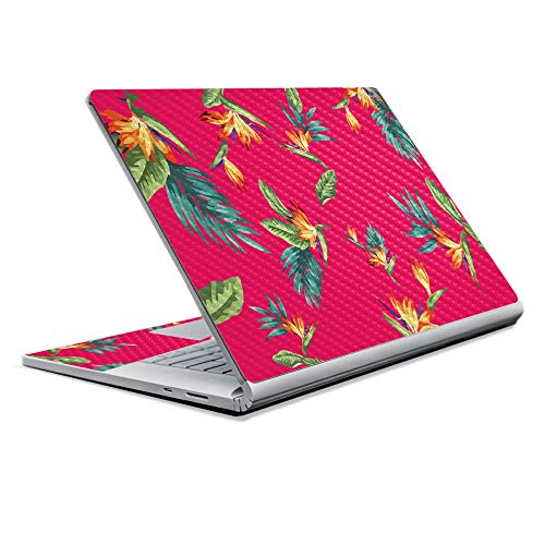 Image of MightySkins Carbon Fiber Skin for Microsoft Surface Book 2 13 inch (2017) - Paradise,Protective, Durable Textured Carbon Fiber Finish,Easy to Apply, Remove, and Change Styles,