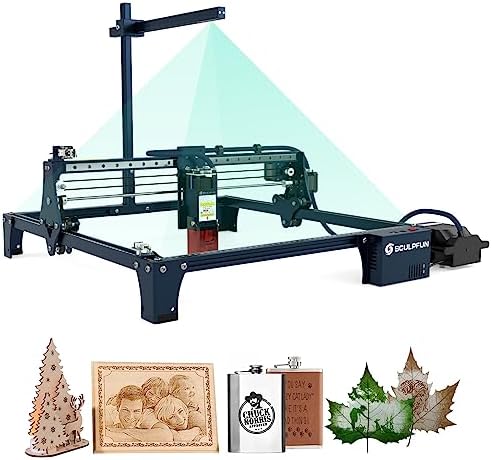 SCULPFUN S9 5,5 W Gravure laser avec caméra SCULPFUN CAM500 Lightburn pour machine à graver au
