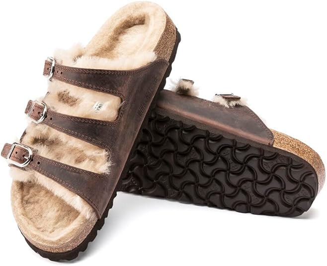 Amazon.com: Birkenstock Florida Fresh Shearling-Lined Sandal 
