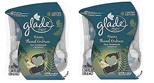 Glade PlugIns Scented Oil Air Freshener, Warm Flannel Embrace, 2 Refills (Pack of 2) - //coolthings.us
