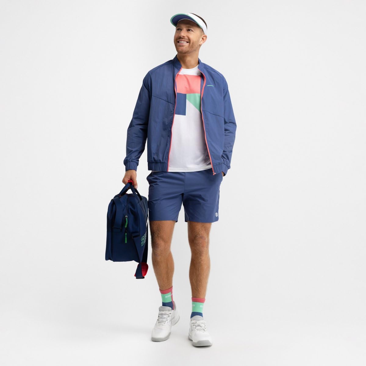 SIROKO - Padel-Shorts Prism Blue