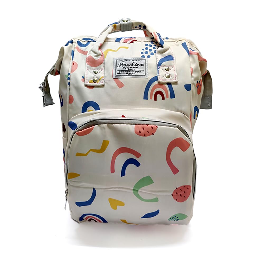 Diaper Bag Maternity Backpack, Baby Girl Boy Diaper Bag for Dad Mom with Pacifier Case Unisex Large Diaper Bag for Travel 21 Liter 13 Pockets Stylish Water Resistant Mother Backpack-image-9
