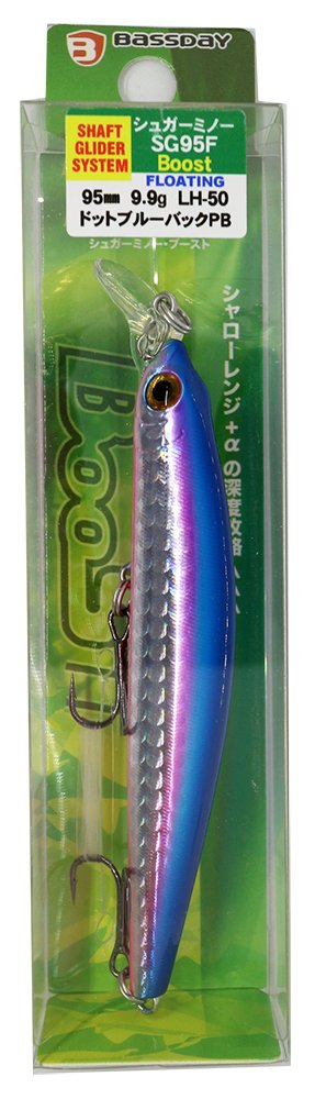 バスデイ　シュガーミノー95F 4個 シュガーミノーSG 95F [ブースト] ～全19色 ＜バスデイ