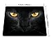 Smooffly Gaming Mouse Pad Oblong Shaped Black Cat Eyes Mouse Mat Design Natural Eco Rubber Computer Desk Stationery Accessories Mouse Pads
