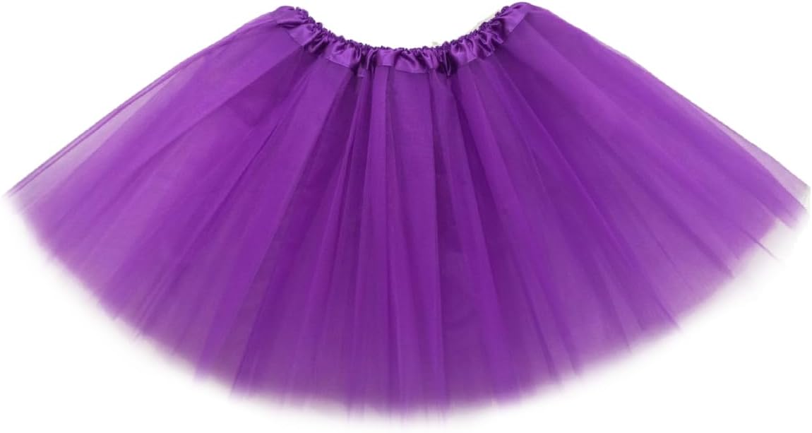 Gionforsy Women Costume Accessories Set for Spirit Day and Week - Tutu and Pom Pom Accessory