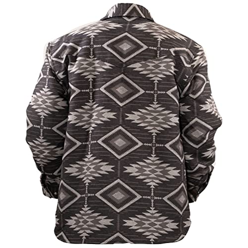Image of Outback Trading Company Men's Ronan 29761 Cotton Warm Outdoor Casual Western Berber Lined Snap Closure Long Sleeve Jacket