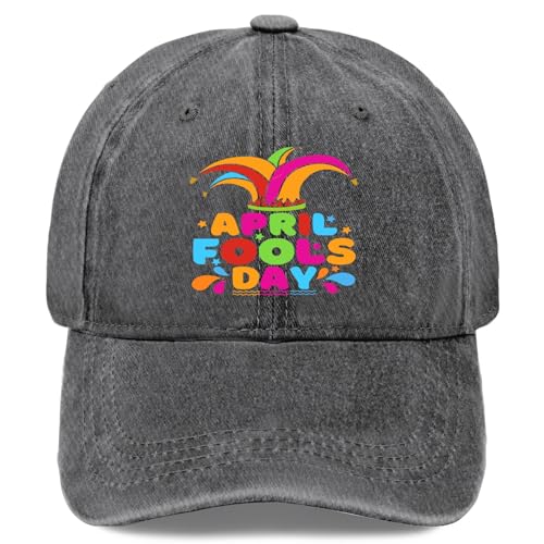 Funnys April Fools Day Pranks Kit 1st April Jokes Kids Adults Hats for Men Gym Hat for Mens Adjustable Caps Sun Visor Hat