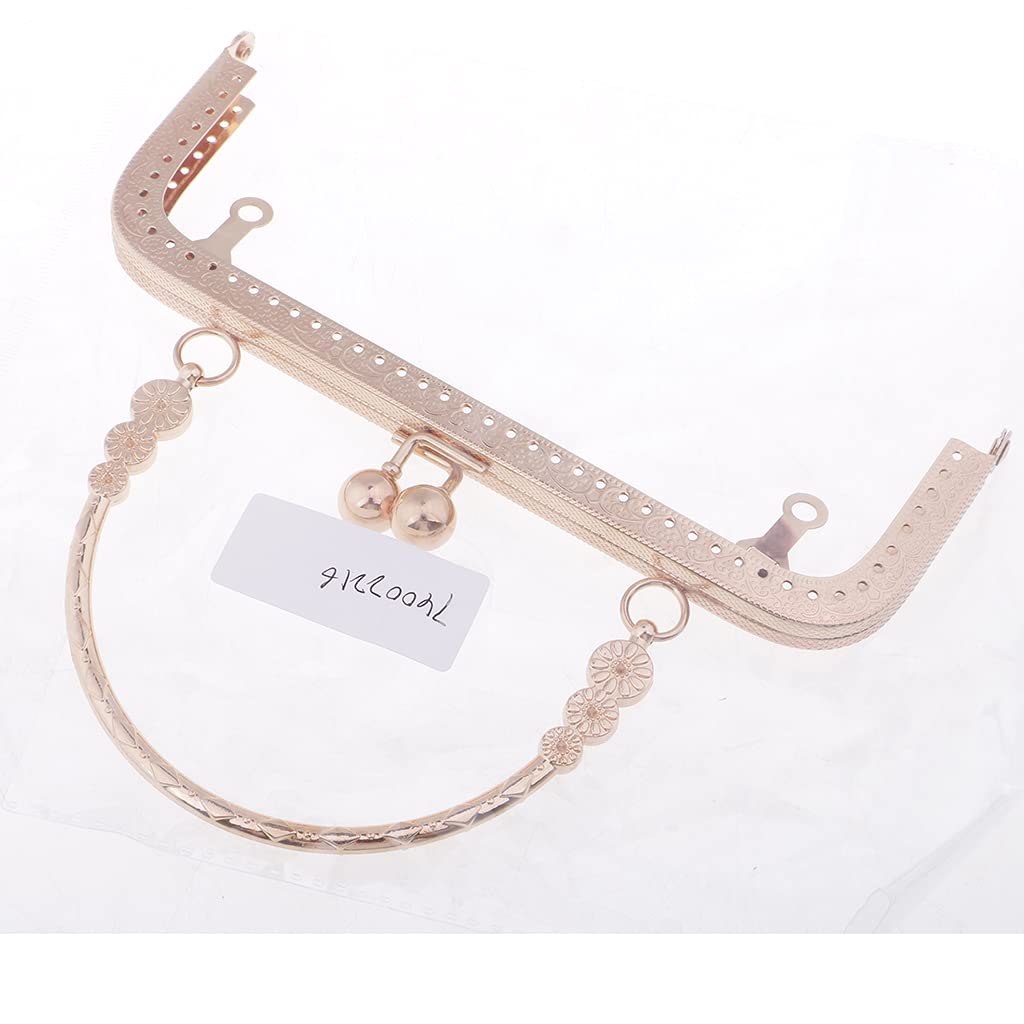 CALANDIS Vintage Metal Purse Clasp Frame Handle Sewing Clutch Bags Accessories Gold-image-25