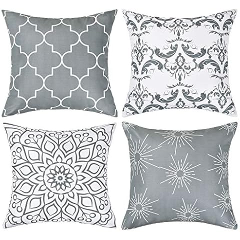 Alishomtll Set of 4 Soft Cushion Covers Cover