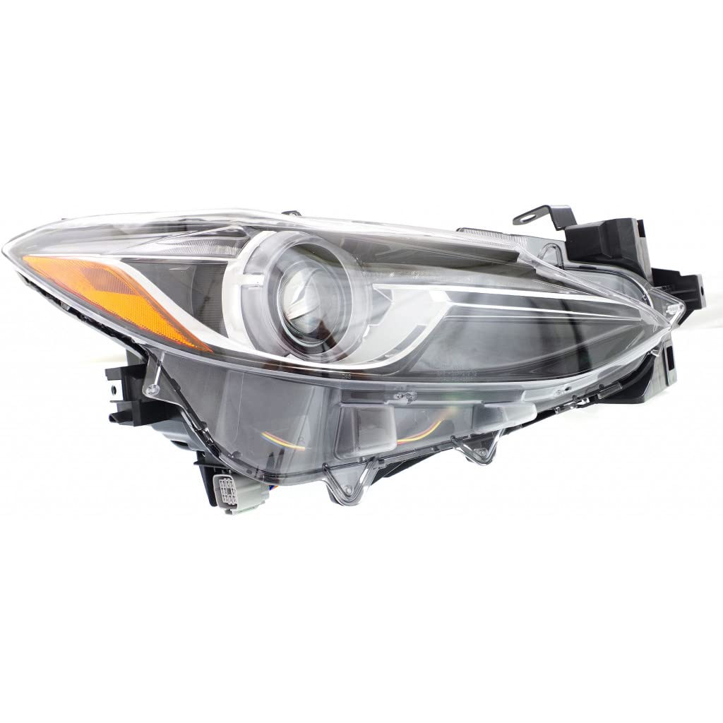 Amazon.com: For Mazda 3 Headlight 2014 15 16 17 2018 Passenger 