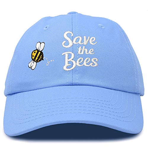 DALIX Save The Bees Baseball Cap Dad Hat Embroidered Women Girls