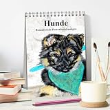 Hunde - Bezaubernde Portraitzeichnungen (Tischkalender 2026 DIN A5 hoch), CALVENDO Monatskalender: Authentische Zeichnungen von Hunden und Welpen (CALVENDO Kunst)