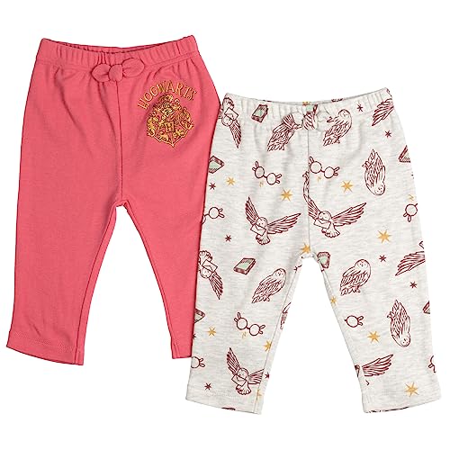 Image of Harry Potter Hedwig Owl Baby Girls 2 Pack Pants Newborn to Toddler