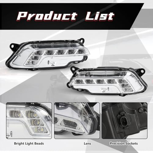 Feux anti-brouillard auto 2128200756 2128200856 pour W212 E63 LED 12V