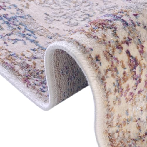 Tapete rectangular beige 6x8.75 pies Rugs.com miniatura 6