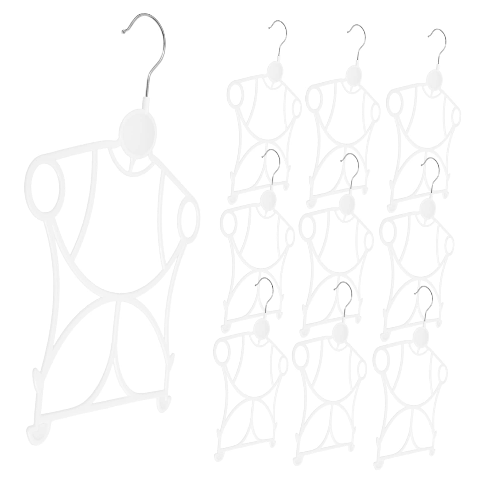 4 Juegos de Perchas para Ropa de Niños Y Bebés Diseño de para Colgar Y Guardar Fácilmente 10 Unidades X 4