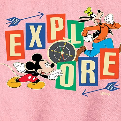 Disney - Standard - Explore - Toddler & Youth Crewneck Fleece Sweatshirt2