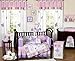 Pink and Purple Butterfly Collection Lamp Shade by Sweet Jojo Designs