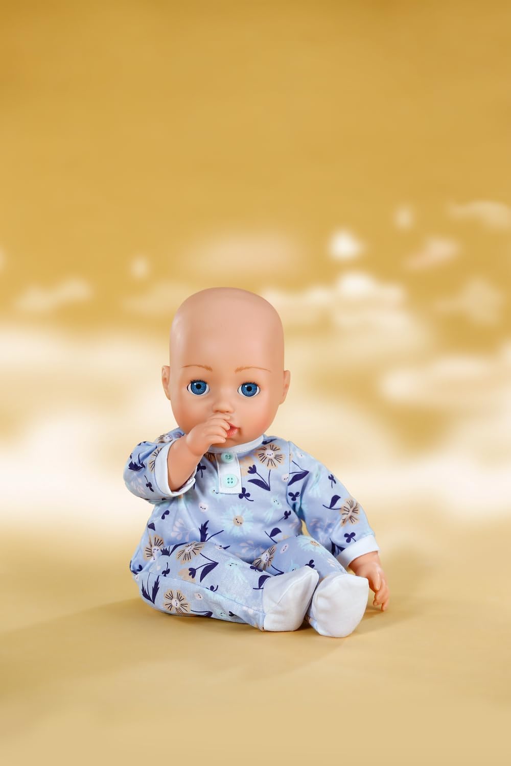 BABY born Niebieski śpioszki z motywem kwiatowym dla lalek 43 cm, 838747 Zapf Creation