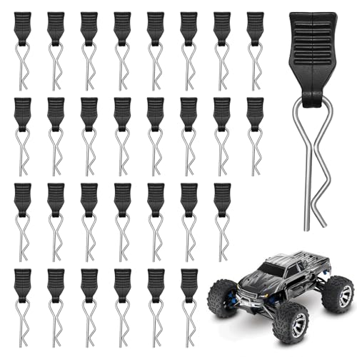 30 Stück RC Karosserie Clips,Karosserieklammern RC für 1/8,1/10,1/12,1/14, 1/16,RC Körper Shell Pin,Fernsteuerungs Car Ersatzteile (Stil 1)