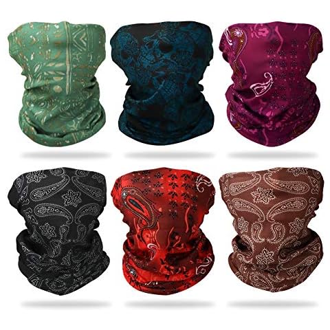 Bufanda Bandanas Multicolor Pañuelo Elástico Tubo Turbante Magico Cover