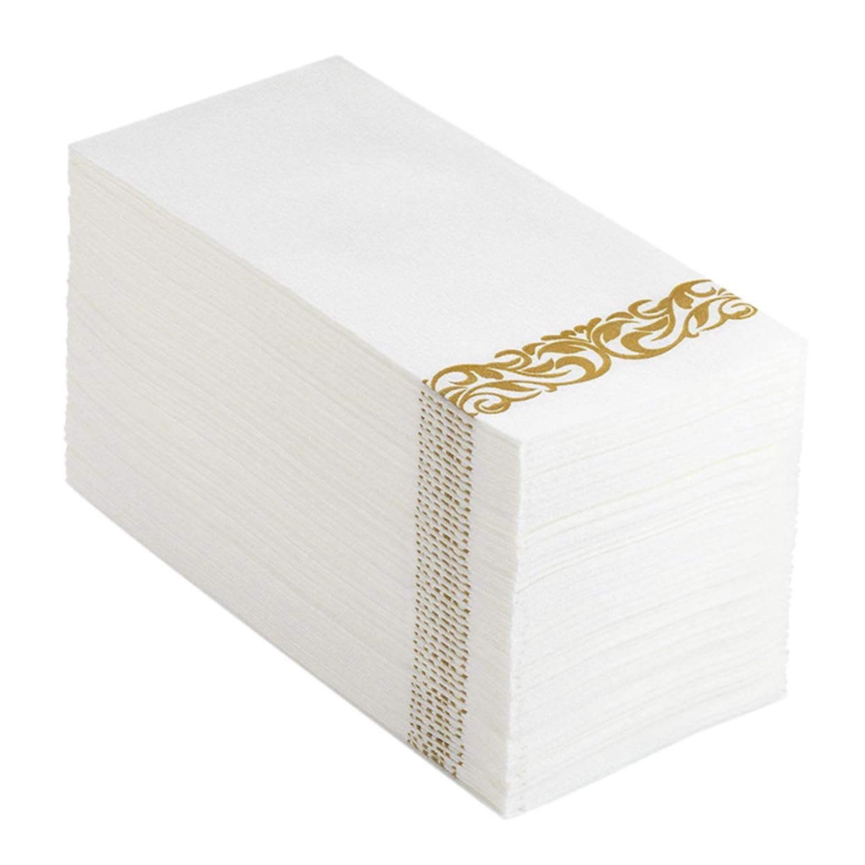 100stücke Papierservietten Einwegservietten für Dinnerpartys Gästetücher für Hochzeiten Geburtstage Feiern Praktische Partyaccessoires