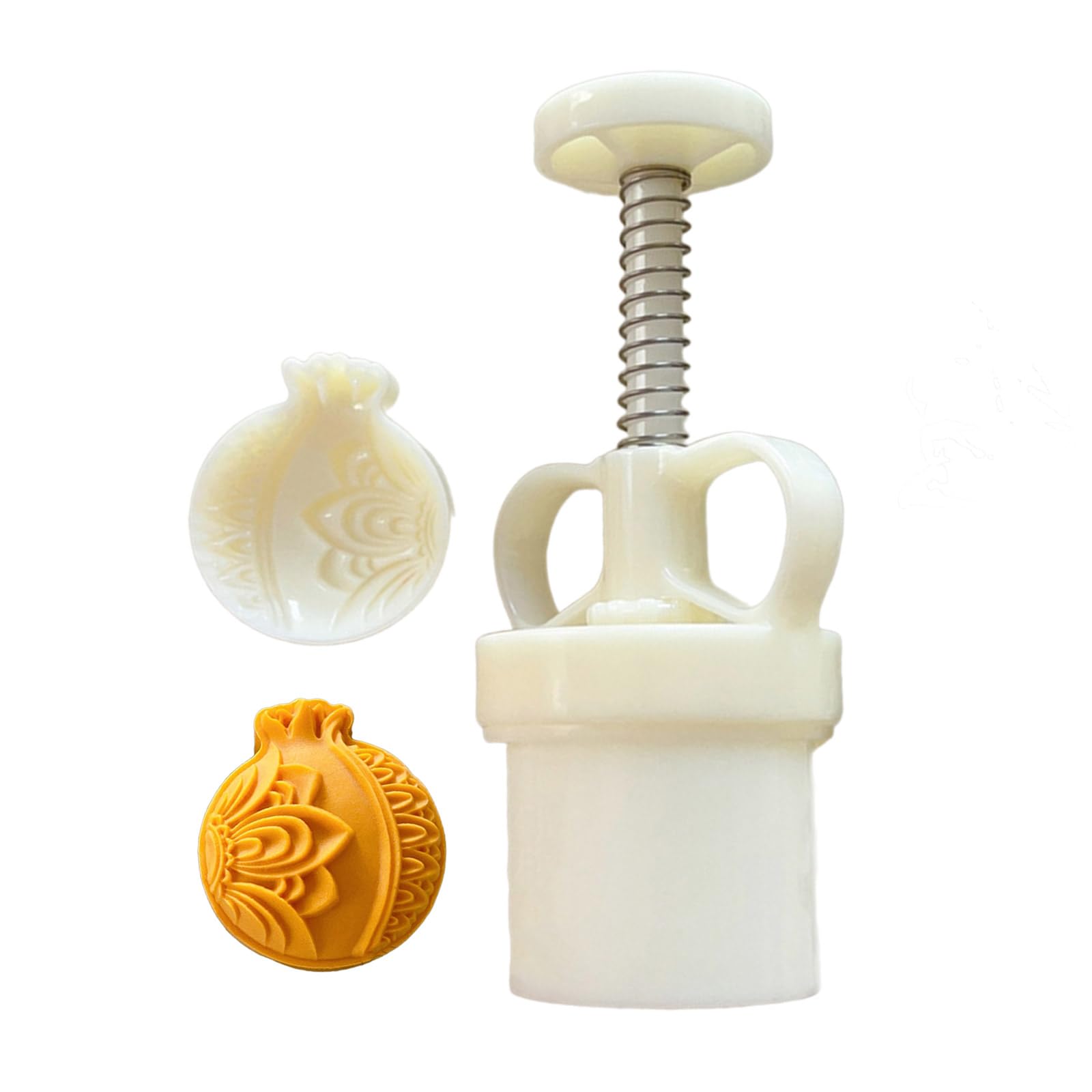 YROHGKPN Pomegranate Shape Desserts Mold Chinese Pastry Making Mold Hand Press Cookie Cakes Dessert Versatile Baking Tool Baking Enthusiasts