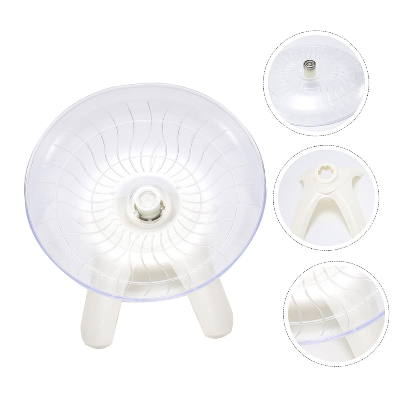Mipcase 3piezas Rueda De Ejercicio Silenciosa para Hámster y Pequeños Roedores Juguete Interactivo para Mascotas Diseño Ruido y Saludable para Actividad y Diversión