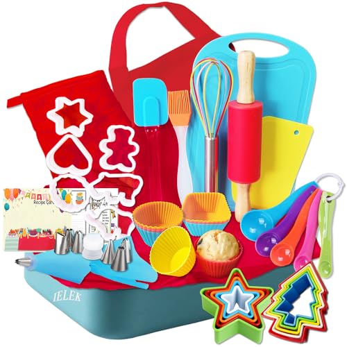 Kids Cooking Baking Gift Set with Recipe Cooking...
