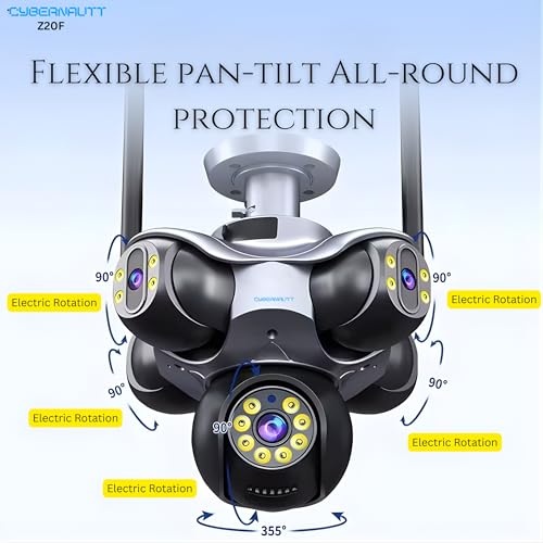 Image of XUGA Cybernautt Z20F 25MP 5 Lens WiFi Camera | Ultra high resolution 25MP 5-lens system provides unmatched coverage. Built-in smart wireless WiFi connectivity for homes.