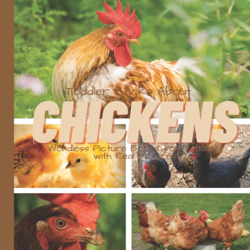 Toddler Books About Chickens: Wordless Picture Books for Toddlers with Real Pictures: Toddler Book About Chickens: Picture Book for Toddlers and Preschoolers with Real Photographs