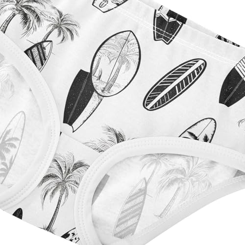 Surfboards Palm Trees Toddler Girls's Underwear 2T 202c18564