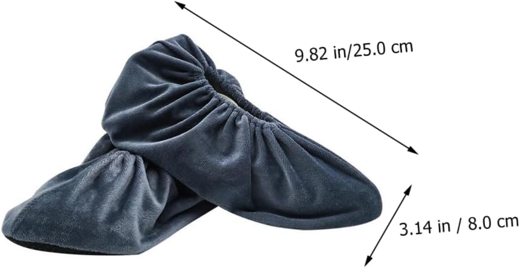 CALLARON 4pairs Thickened Non-slip Sole Covers Reusable Shoe Protectors for Boys and Girls Adults Rainproof Easy to Wear Random Color
