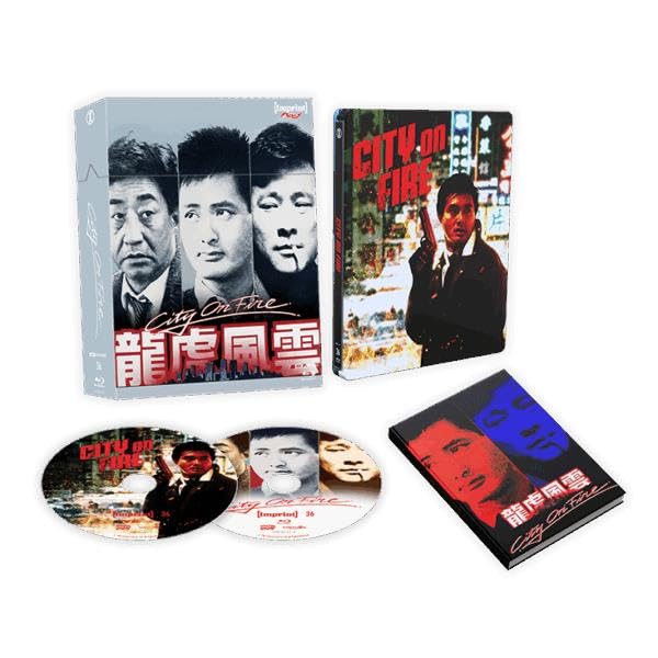City On Fire (1987) 4K UHD + Blu-ray SteelBook + Hardcover Booklet in Limited Edition Hardbox - Imprint Asia #36