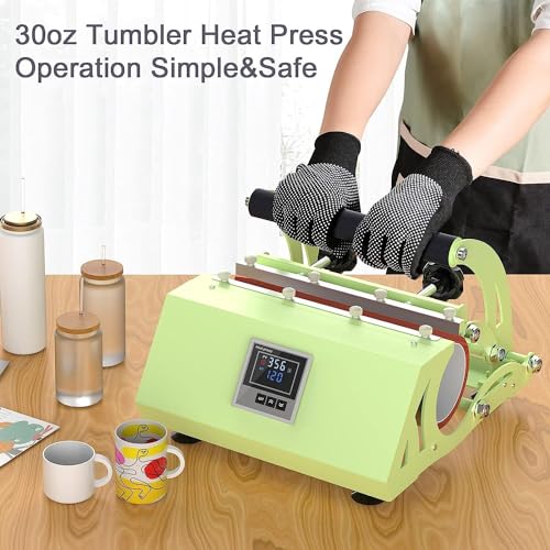 Máquina de prensa térmica para tazas hasta 30oz 110V miniatura 2