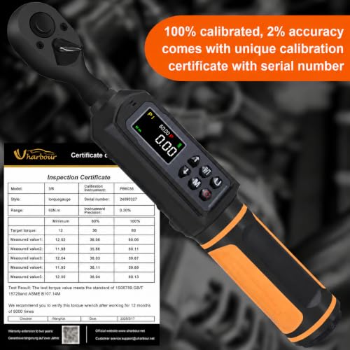 Uharbour Digital Torque Wrench Low Range