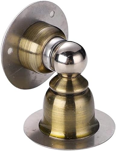 Door Stop， Stainless Steel Door Stopper,Wall Mounted Outside Magnetic Holder(F)
