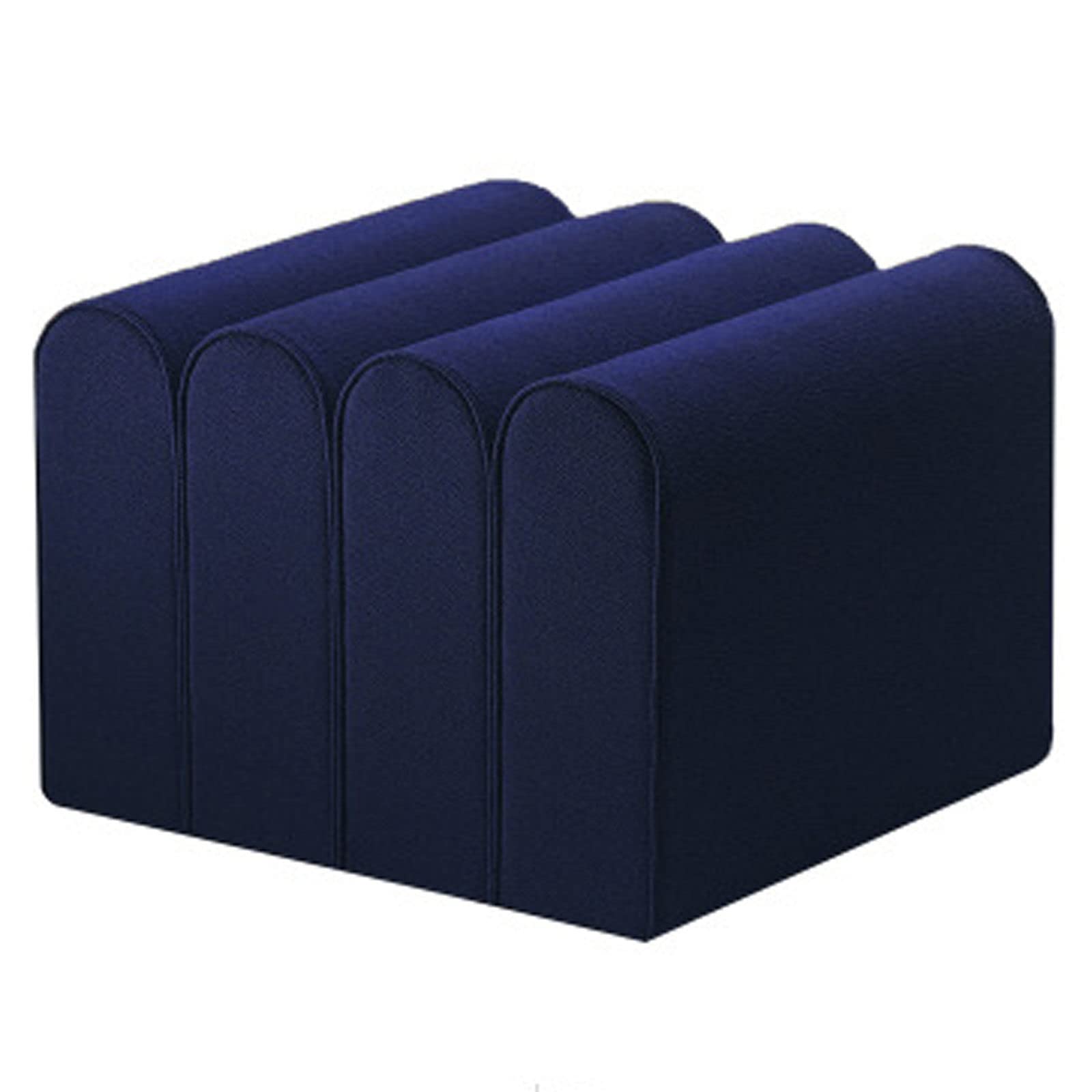 Repose-pieds rembourré en flanelle empilable pour salon et chambre
