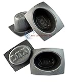 Install Bay 5 x 7' Speaker Oval Baffle Car Audio Bass Reflex System 2 Pairs