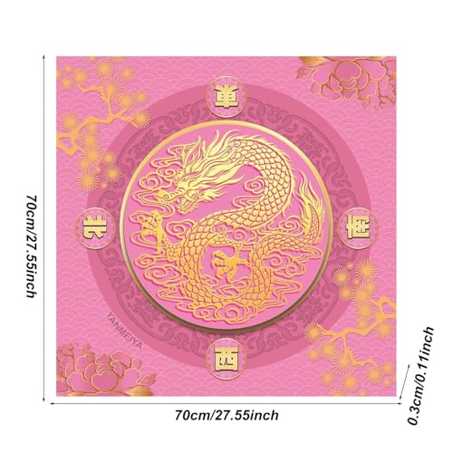 Tapis de mahjong rétro de qualité supérieure - Protection de table 27x27