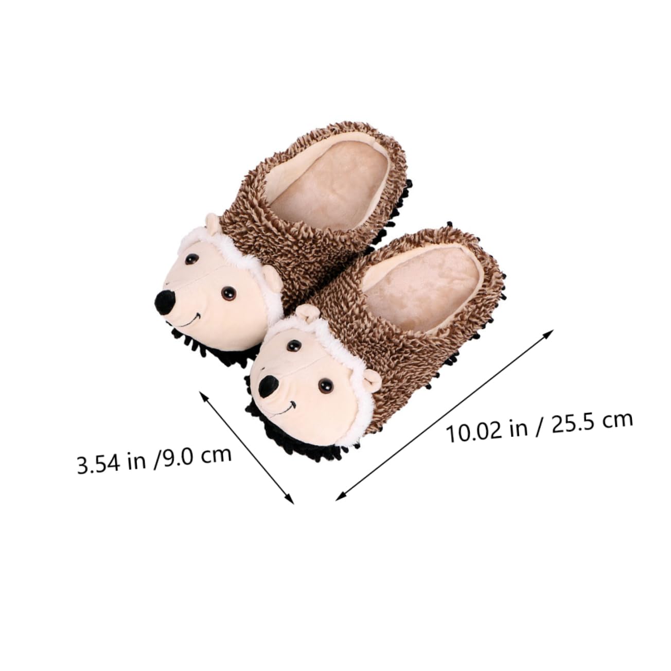 Healvian Pantuflas de erizo puerta zapaos mujer shoes de mujer zapatillas on zapatillas devalverde lindas pantuflas de animales zapatillas de dibujos animados felpa corta