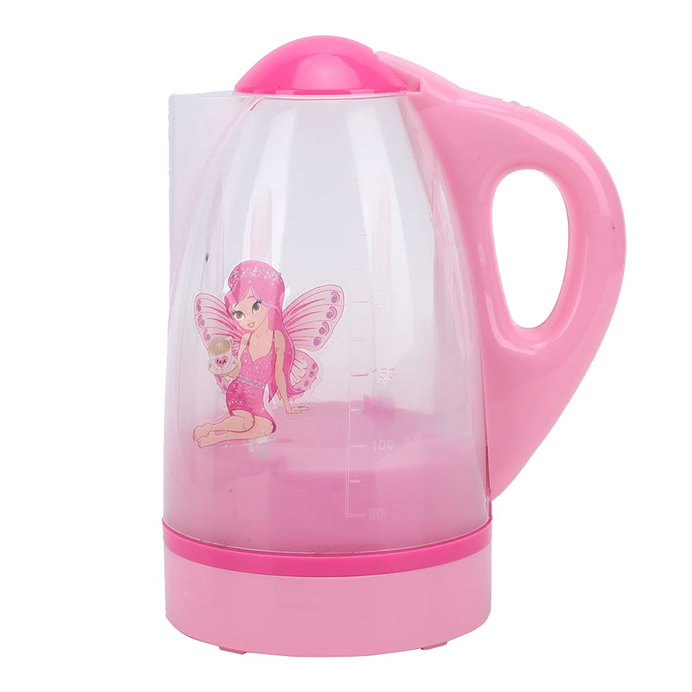 Toy Kettle Pink Small Electric Kettle Household Toy Kids Realistic Kettle Kitchen Pretend Accessories Play Toy for Kids (Electric kettle)