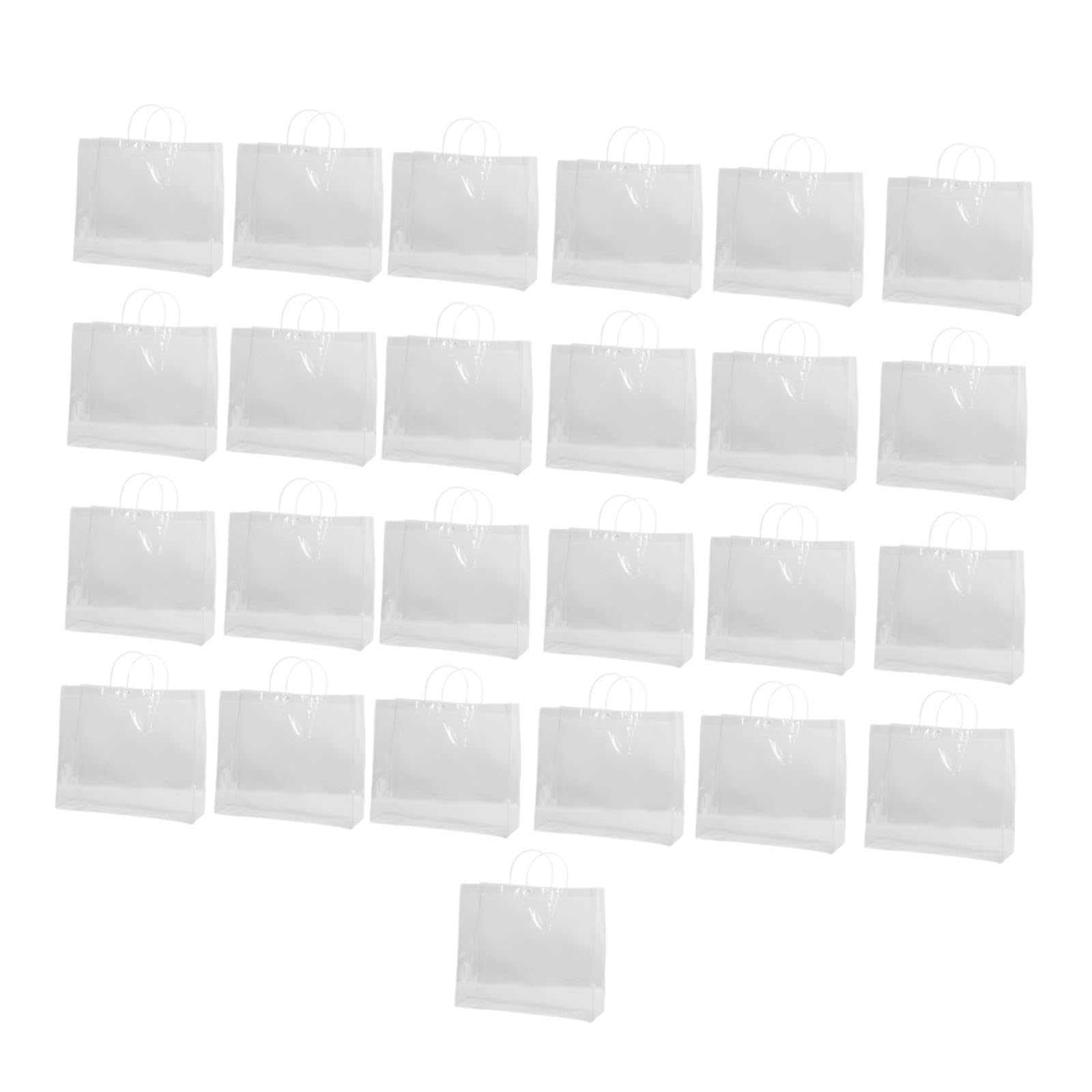 Colcolo 25 sachets cadeaux transparents pour bonbons, décorations, accessoires fête pour anniversaire, 40cm