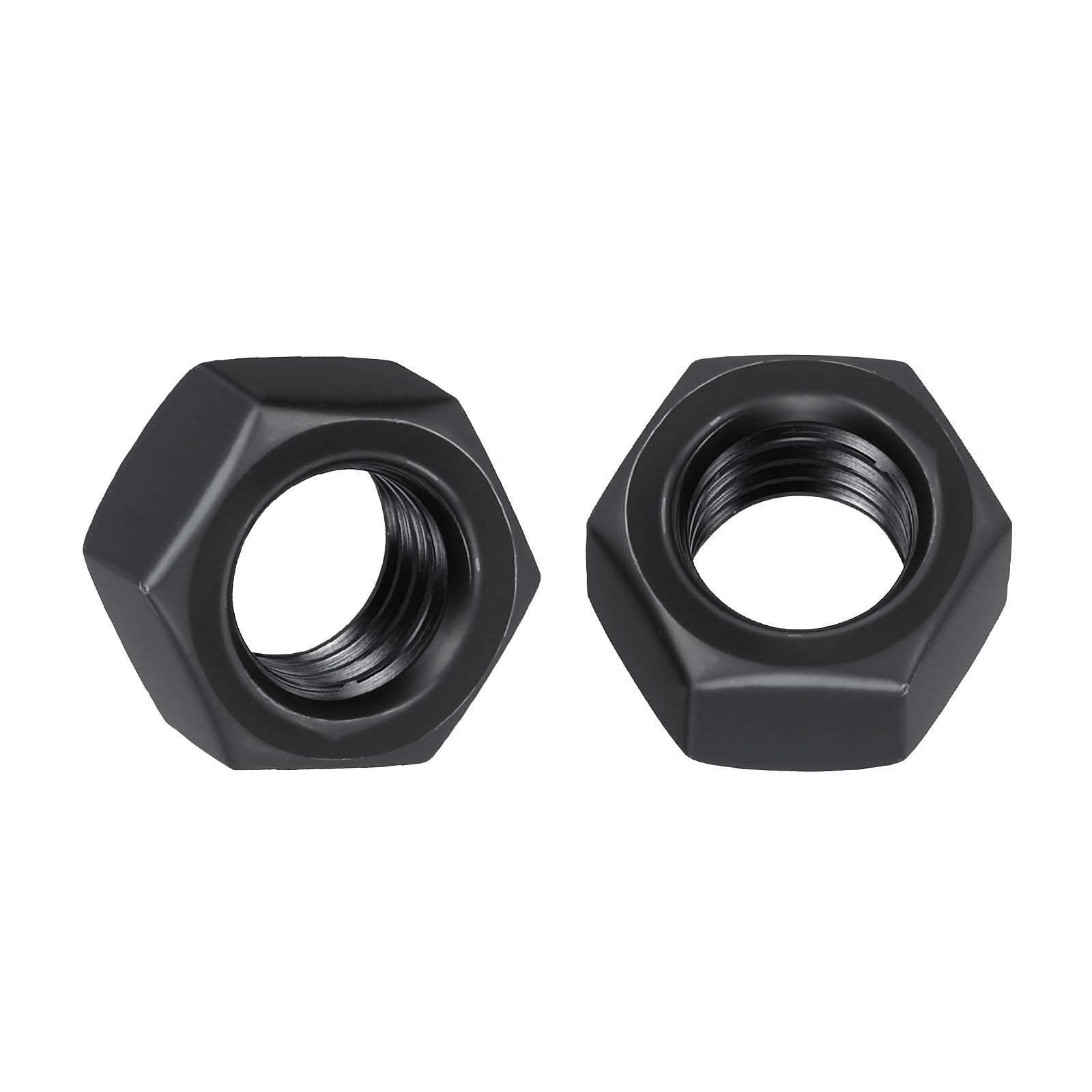 Kozelo 5pcs Hex Nuts - [1/2"-13] Carbon Steel Grade 8 Hardware Nuts for Mechanical Repair & Assembly, Standard Inch Coarse Thread Nut, Black Oxide, Grade ASME/ANSI B 18.2.2