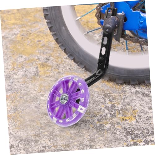 Ruedas Estabilizadoras para Entrenamiento de Bicicleta con Ruedas Silenciosas y Destellantes, Soportes Auxiliares Absorbentes de Impacto para un Aprendizaje Estable y Seguro, Instalación Rápida, Soporte para Bicicleta para Niños miniatura 7