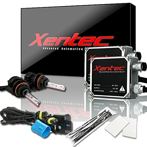 Xentec 55W Standard Size Ballasts x 2 bundle with 2 x Xenon Bulb 9007/9004/HB5 Flex Bixenon Hi/Lo 6000K (Ultra White) offroad