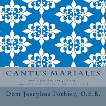 Paperback Cantus Mariales [plain cover] [Latin] Book